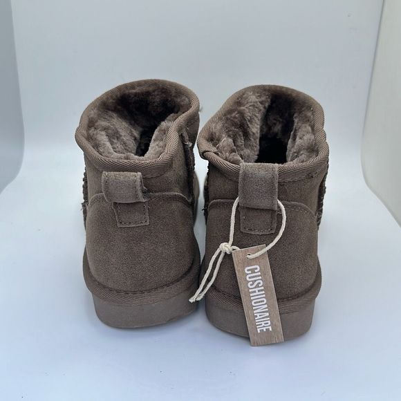 CUSHIONAIRE Women's pull on boot 8.5 TAUPE - Picture 4 of 7